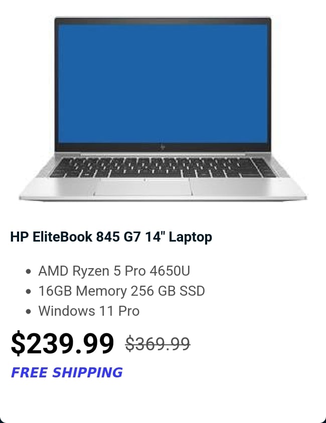 HP EliteBook 845 G7 14