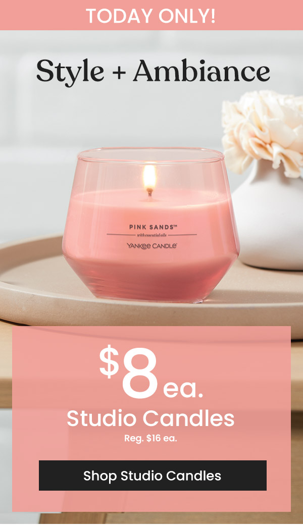 $8 Studio Candles Shop Now