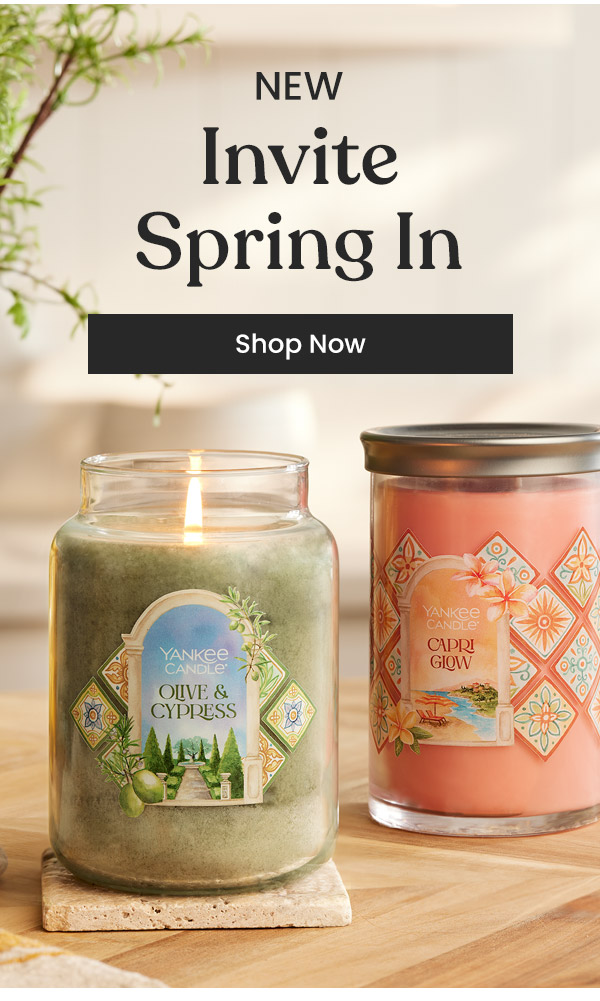 2 for $40 select large candles Shop Now