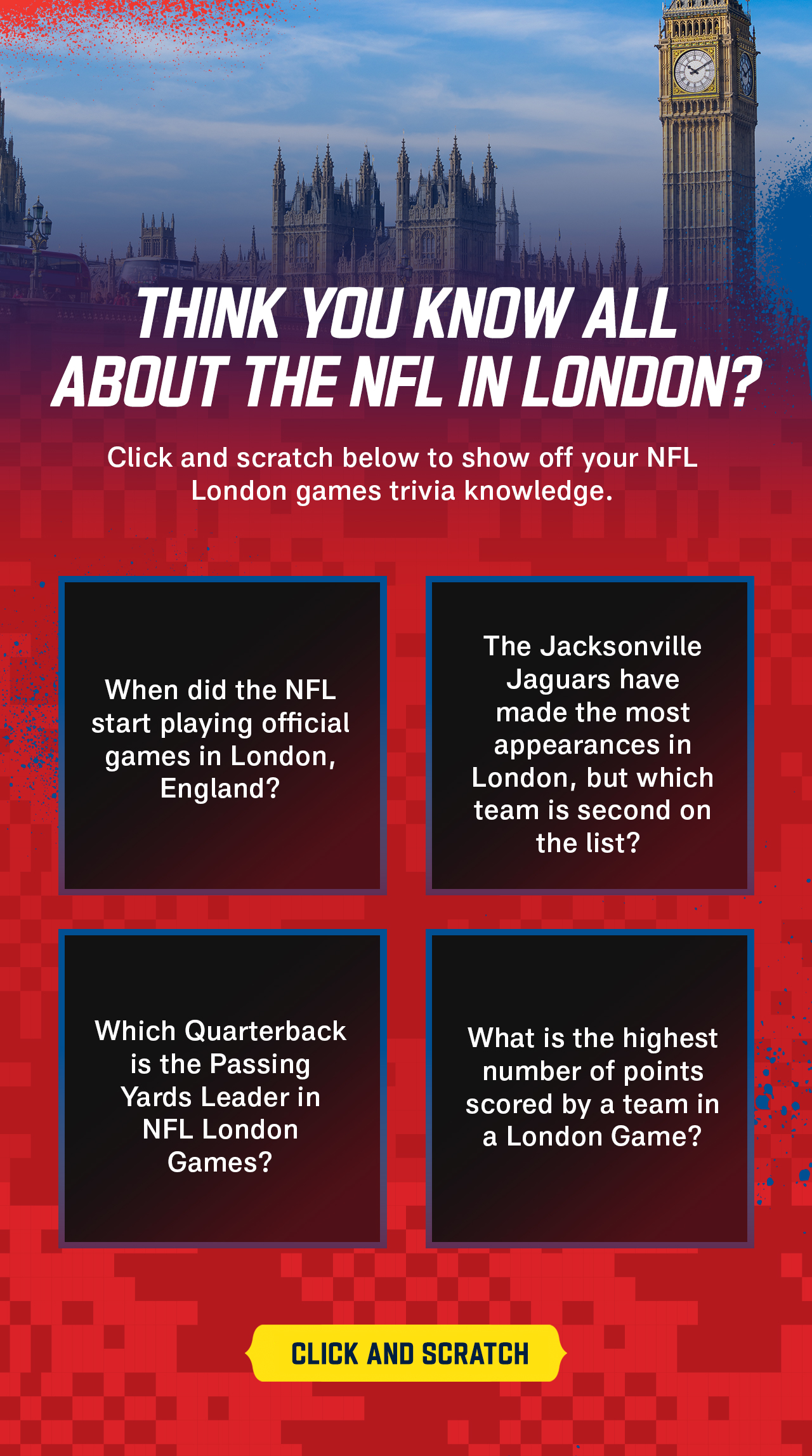 Think You Know All About The NFL In London? Click & Scratch To Reveal