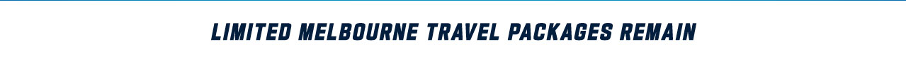 Limited Melbourne Travel Packages Remain 