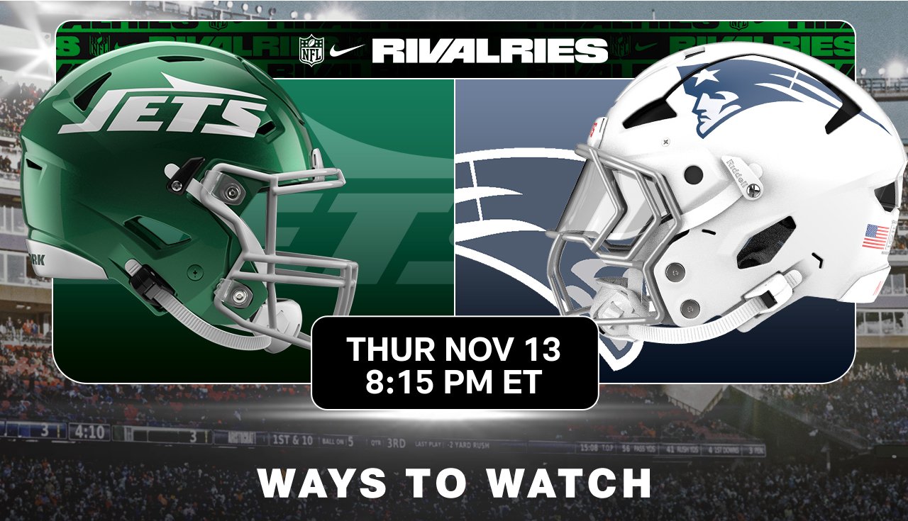 Your Featured Matchup, Rivalries, Thursday Night Football, November 13, 8:15pm ET