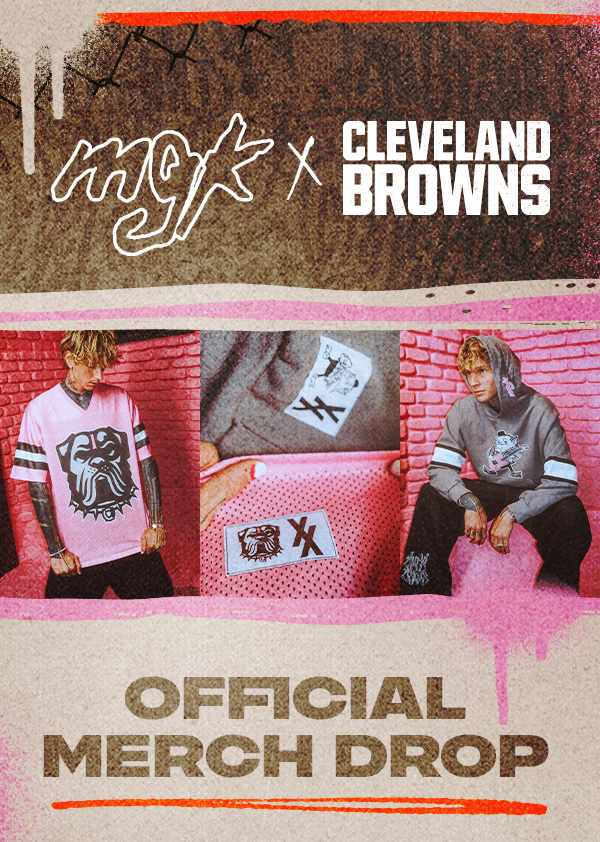 mgk x Cleveland Browns Official Mech Drop
