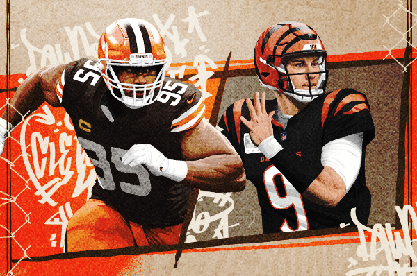 Image: Myles Garrett and Joe Burrow