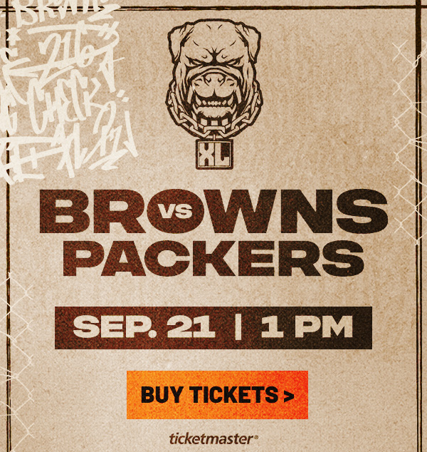 Browns vs Packers: Buy Tickets >