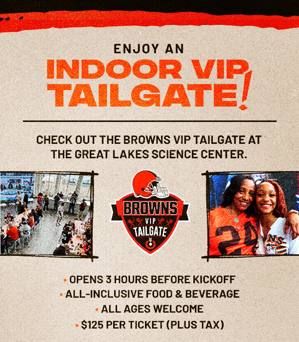 Enjoy an Indoor VIP Tailgate!