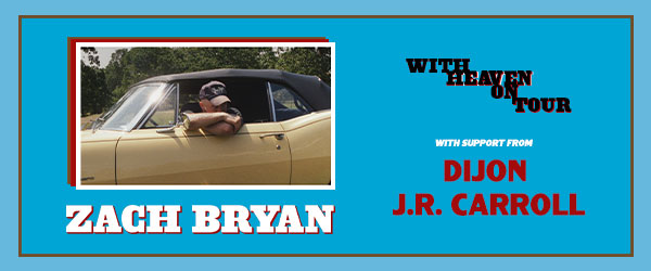 Zach Bryan at Huntington Bank Field on Saturday, May 9, 2026 with Support from Dijon and J.R. Carroll.
