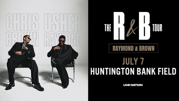 The R&B Tour with Chris Brown & Usher Raymond at Huntington Bank Field on July 7, 2026.