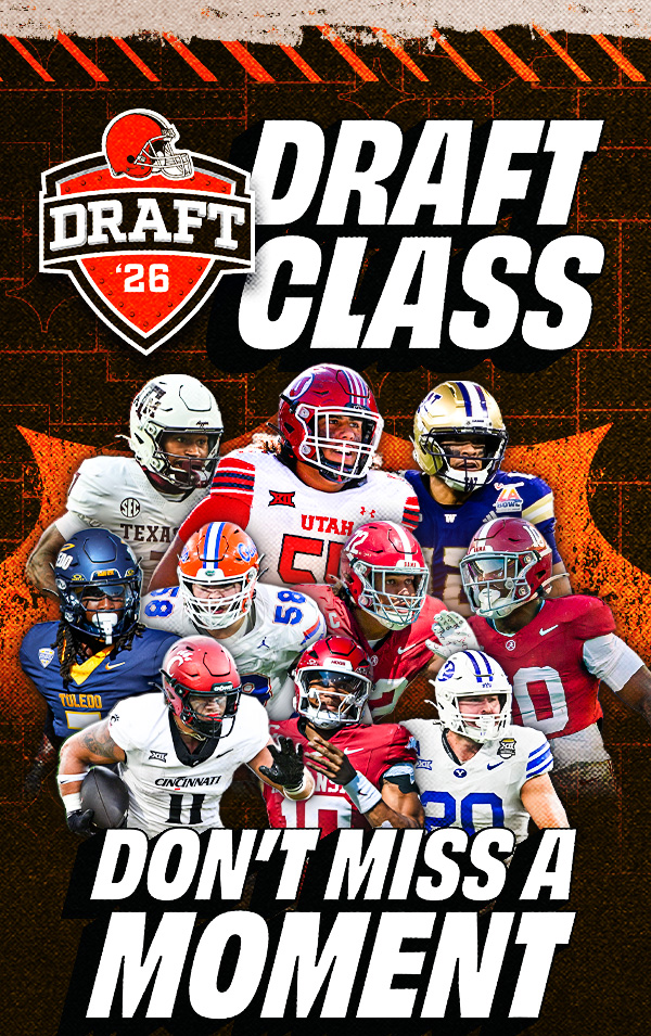 Browns 2026 Draft Class - Don't Miss a Moment!