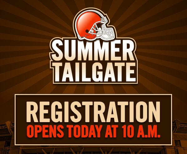 Browns 2026 Summer Tailgate Registration