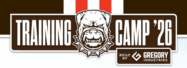 Browns Training Camp 2026 - Built by Gregory Industries