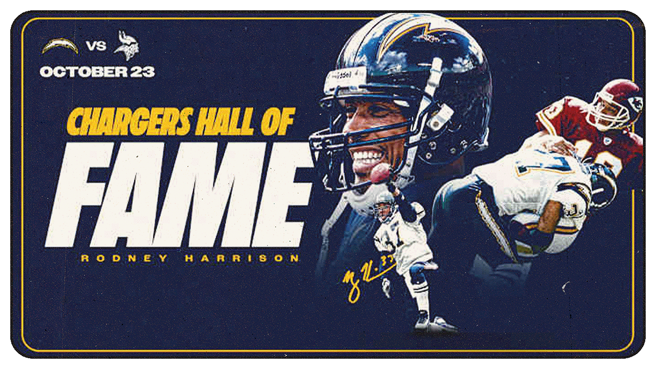 How Rodney Harrison Made the Chargers Hall of Fame