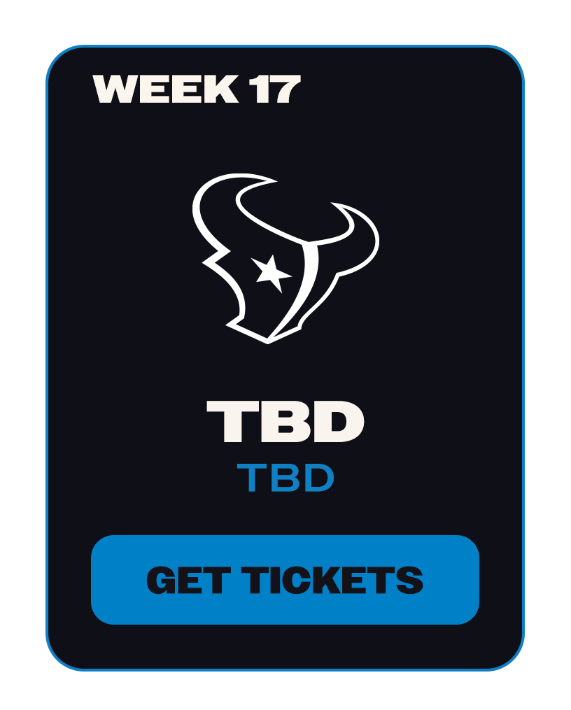 Get Tickets: Chargers vs. Texans - Week 17