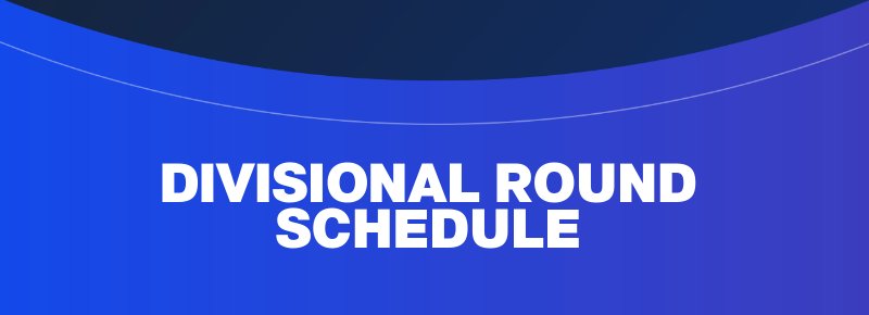 Divisional Round Schedule