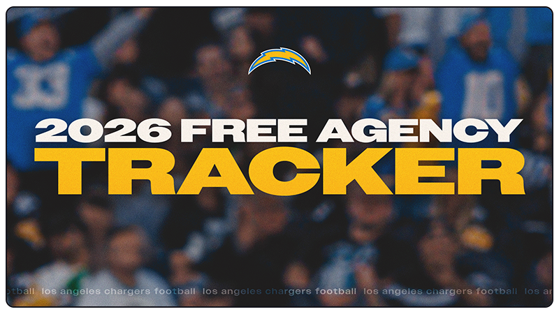 Chargers 2026 Free Agency Tracker