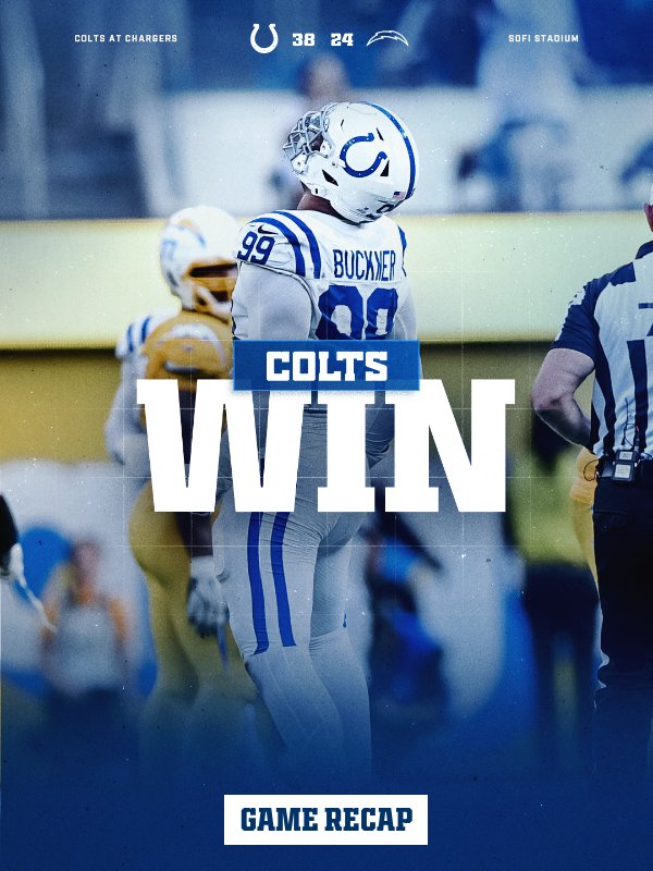 COLTS WIN! Tap to find tickets for our matchup against the Tennessee Titans!