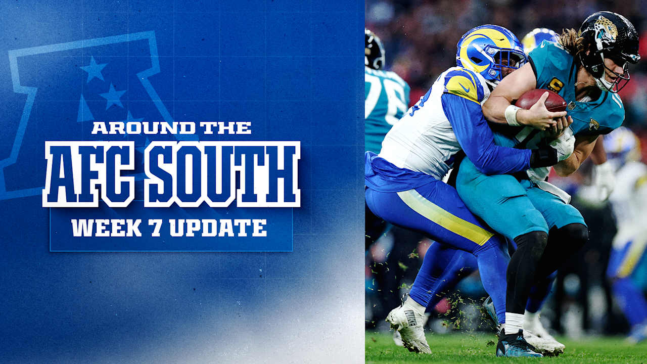 Around the AFC South: Around the AFC South: Colts in firm control of first place as Jaguars falter against Rams. Tap to read more.