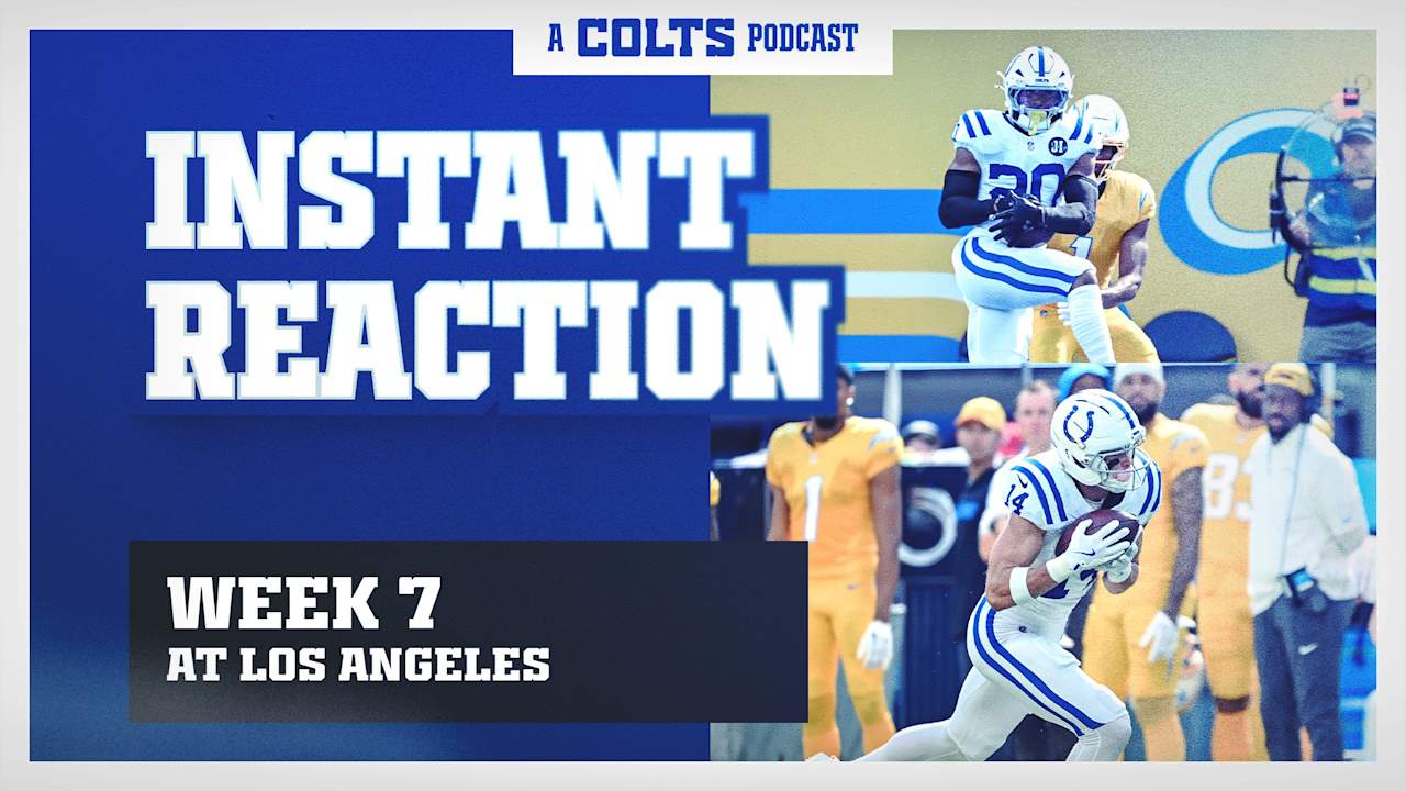 Instant Reaction: Jonathan Taylor's 3 touchdowns propel Colts to sixth win of 2025. Tap to listen now.
