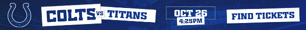 Tap to buy tickets to Colts vs Titans, this Sunday!