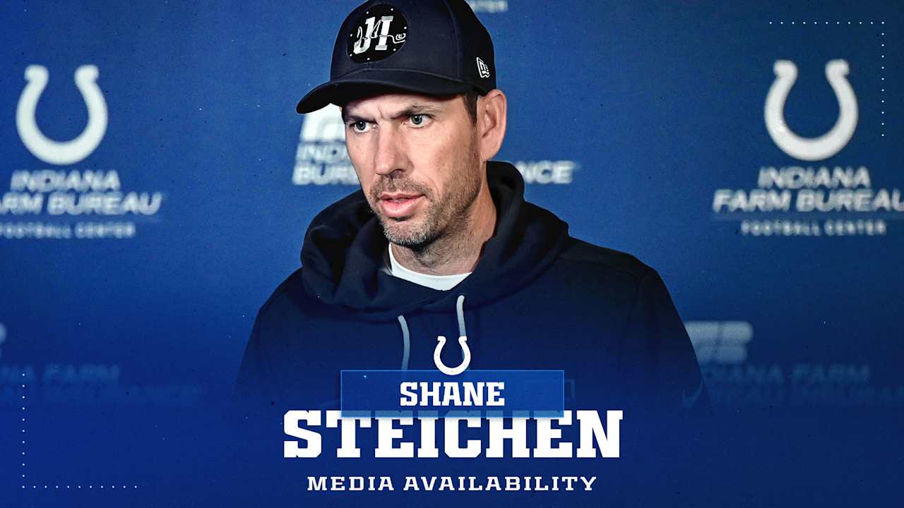 Shane Steichen: Midweek update, Colts vs. Titans. Tap to watch now.