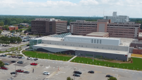 Display images to get an exclusive tour of the new Lucas Family Brain & Spine Hospital at Ascension St. Vincent!