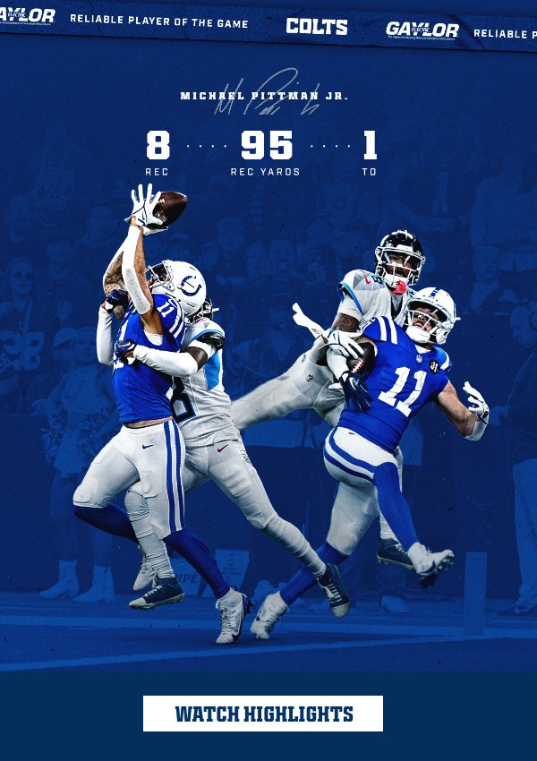 COLTS WIN! Tap to watch highlights!