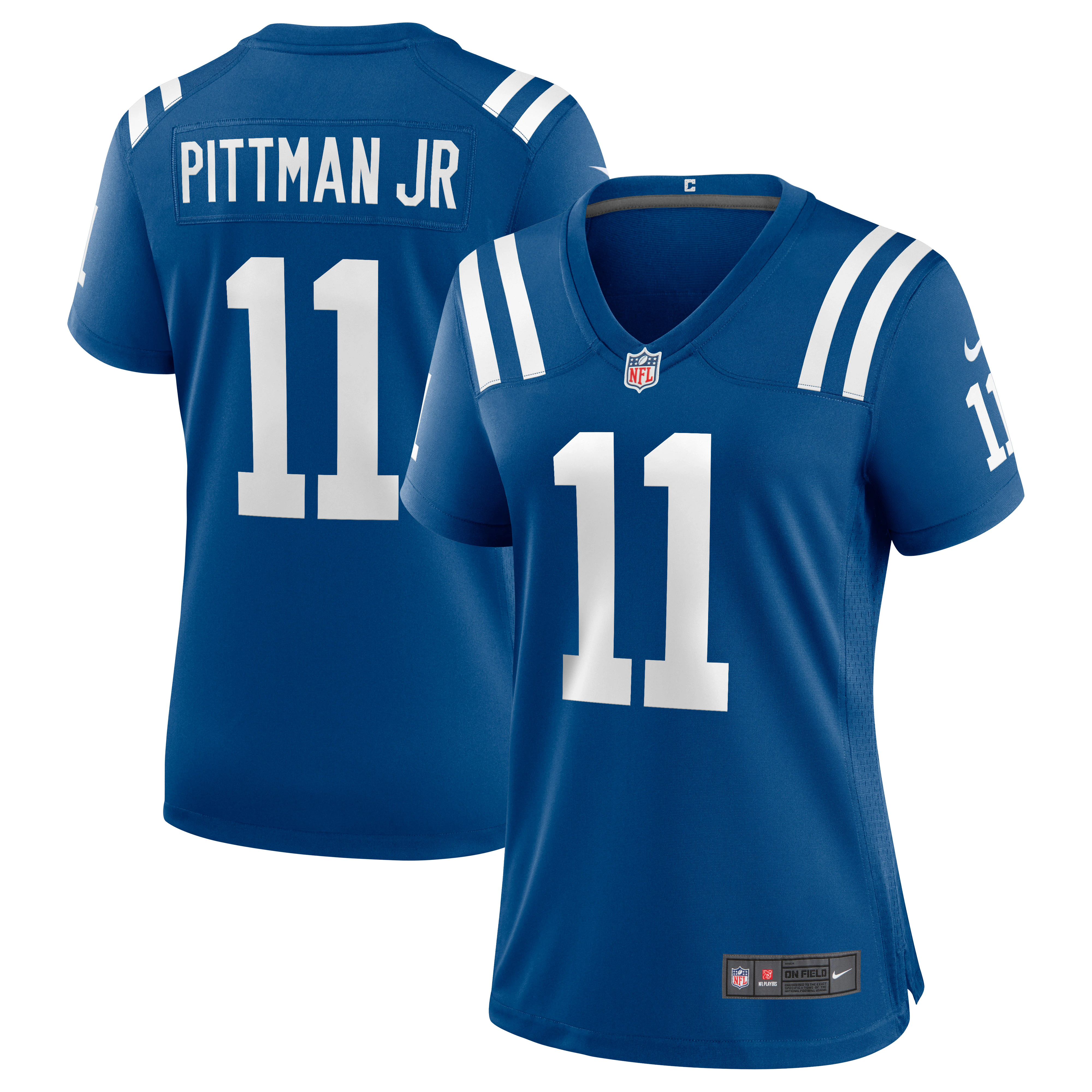 Nike White Custom Game Jersey