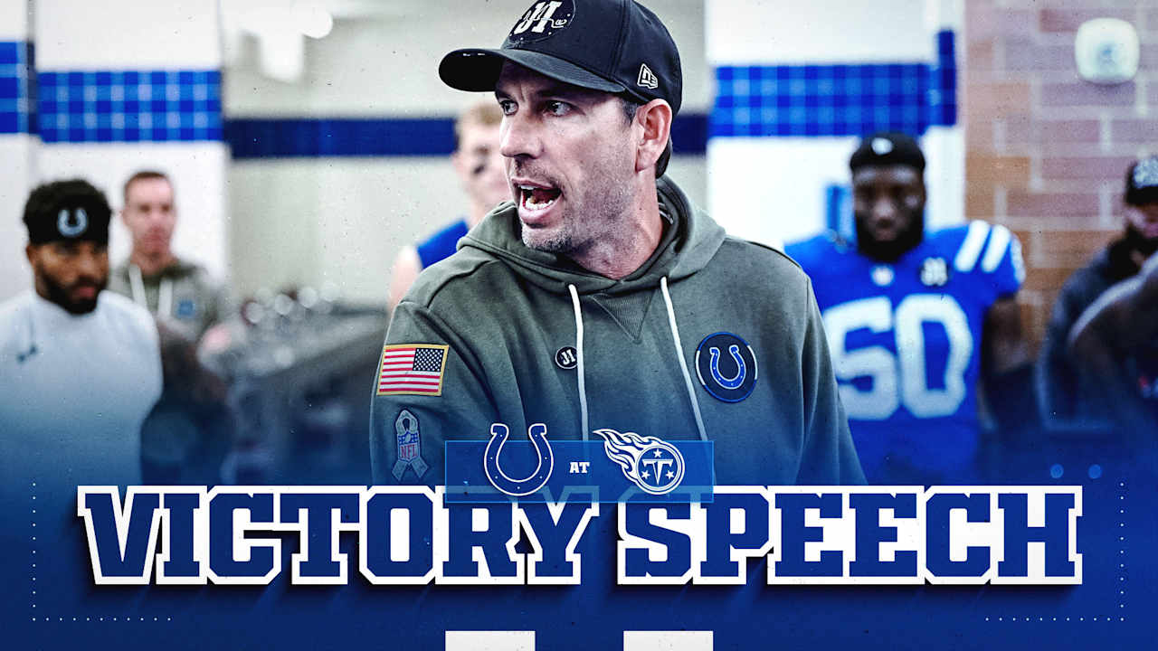 Tap to watch Head Coach Shane Steichen's Week 8 victory speech.