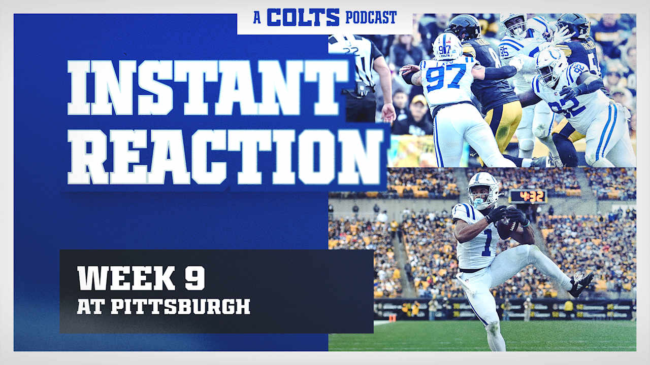 Instant Reaction: Colts fall victim to turnovers, self-inflicted mistakes in loss to Steelers. Tap to listen now.