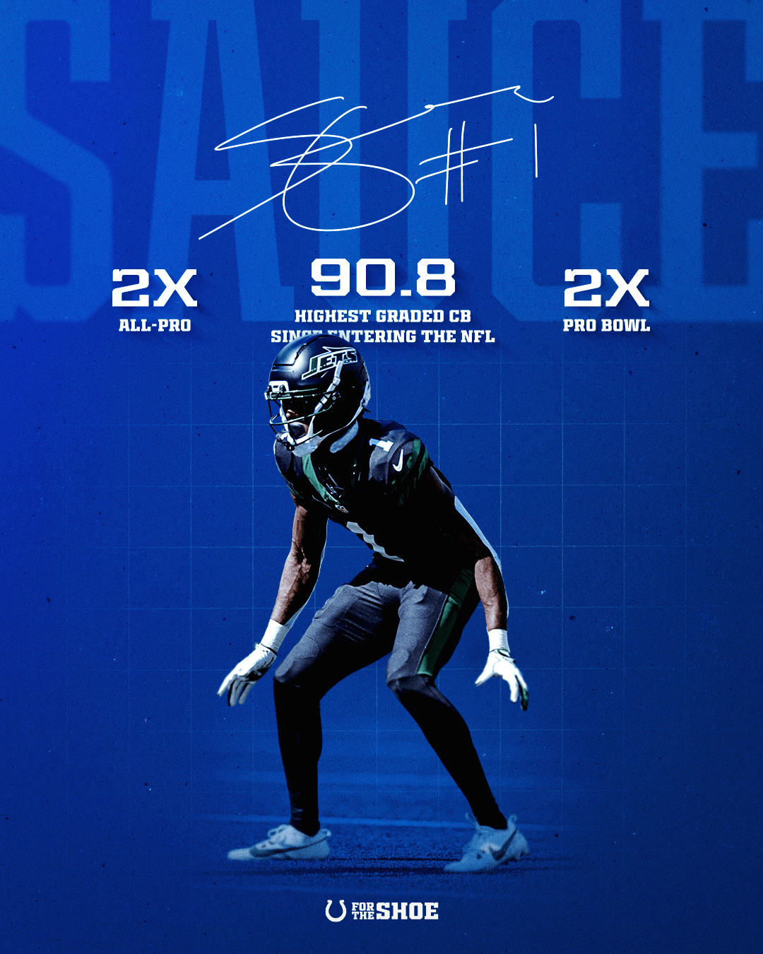 The Colts on Tuesday acquired cornerback Sauce Gardner in a trade with the New York Jets in exchange for their 2026 and 2027 first-round picks and wide receiver Adonai Mitchell.