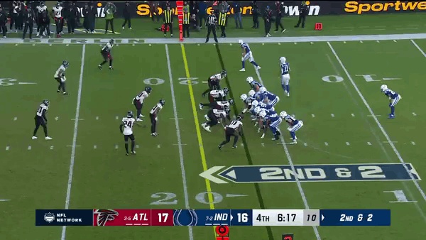 Display images to watch Jonathan Taylor's record-setting 83-yard touchdown in Berlin!