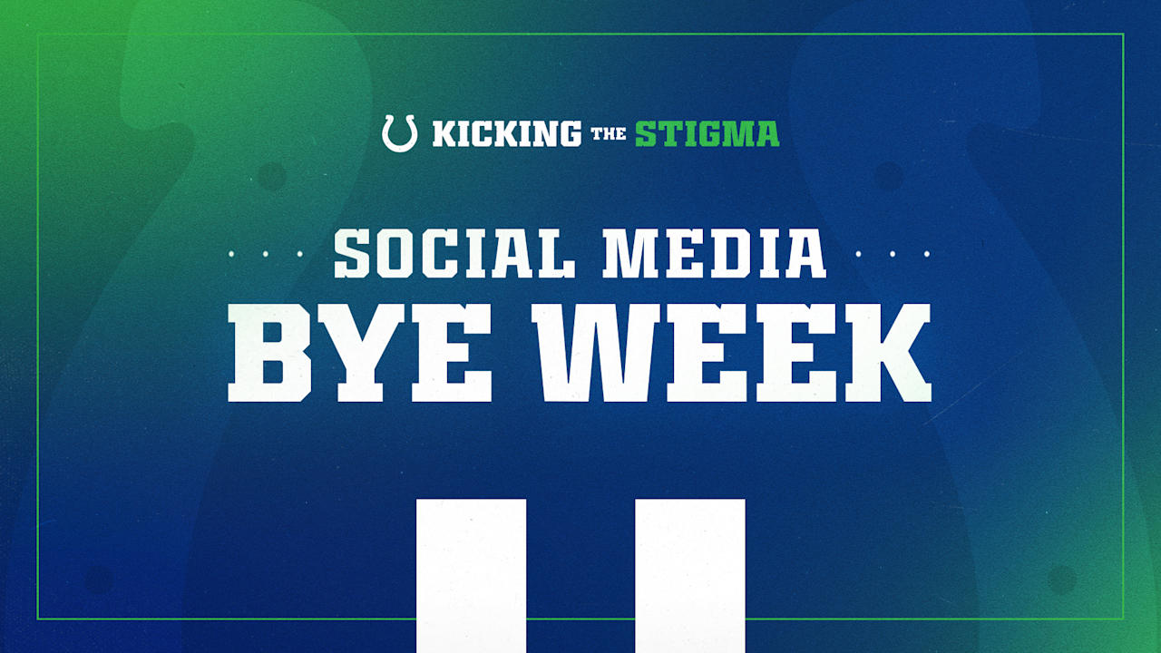 Colts, Kicking The Stigma encourage fans to focus on mental health during bye week. Tap to read more.