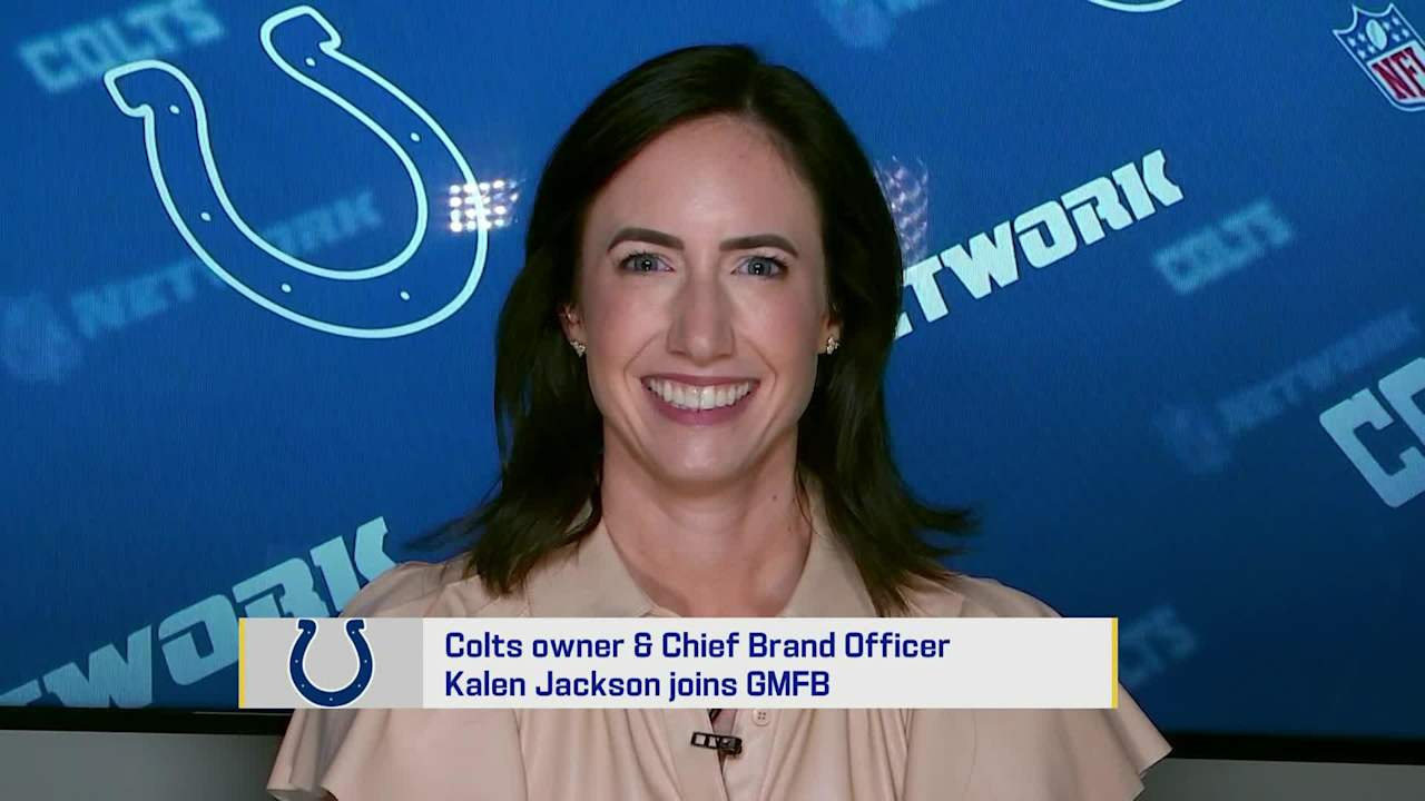 Kalen Jackson chats with "Good Morning Football" about her recent mental health initiatives and how the team's culture has been conducive to their success during the 2025 NFL season so far. Tap to watch now.