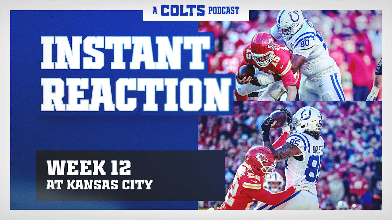 Instant Reaction: Colts offense falters in overtime loss to Chiefs. Tap to listen now.