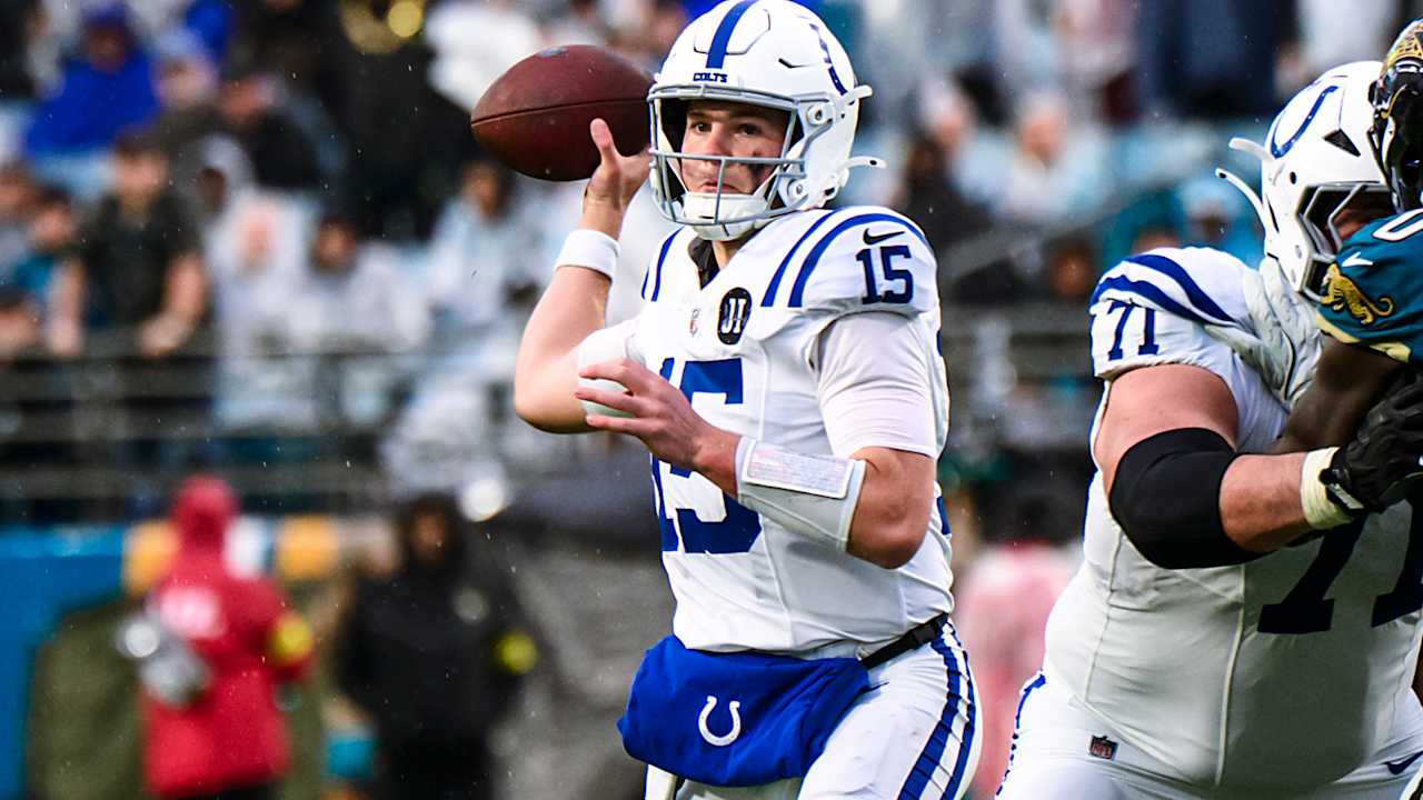 Riley Leonard has knee injury, Colts hopeful QB can play vs. Seahawks; Anthony Richardson Sr. will not be activated from injured reserve for Week 15. Tap to read more.