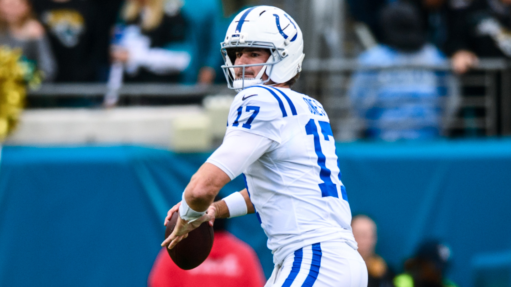 Colts head coach Shane Steichen confirms QB Daniel Jones sustained season-ending torn Achilles' vs. Jaguars. Tap to read more.