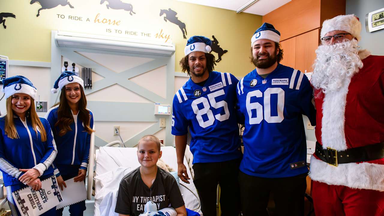 Community Tuesday: Colts deliver holiday cheer to Peyton Manning Children’s Hospital. Tap to view the full photo gallery.