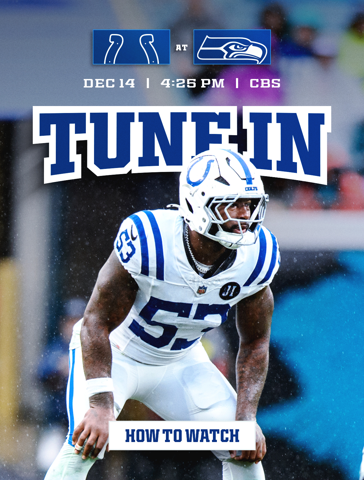 How to watch: Colts at Seahawks on December 14. Tap to learn how to watch, listen, stream, and more.