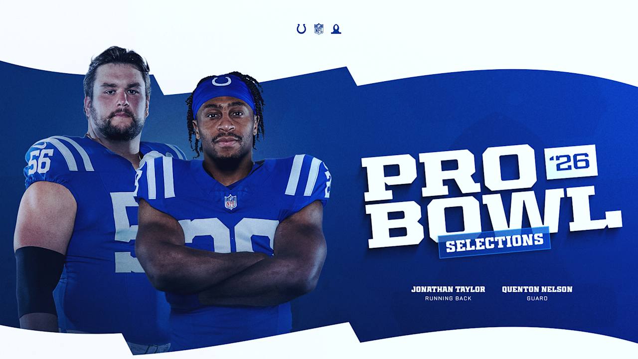 Colts running back Jonathan Taylor, guard Quenton Nelson named to 2026 Pro Bowl. Tap to read more.