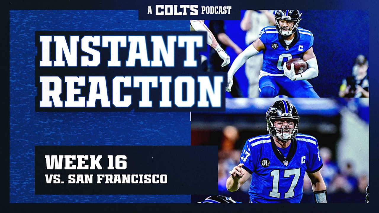 Instant Reaction: Colts defense falters in Monday night matchup vs. 49ers. Tap to listen now.