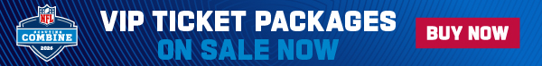 VIP Ticket Packages are now available for the NFL Scouting Combine. Tap to learn more and find tickets now.