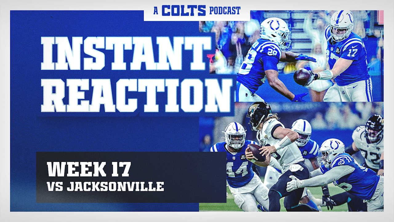 Instant Reaction: Philip Rivers' impact, Ashton Dulin's return and Colts' Week 17 loss to Jags. Tap to listen now.