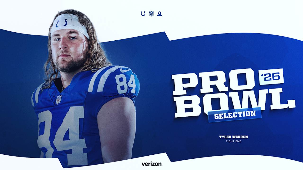 Colts tight end Tyler Warren named to 2026 Pro Bowl. Tap to read more now.