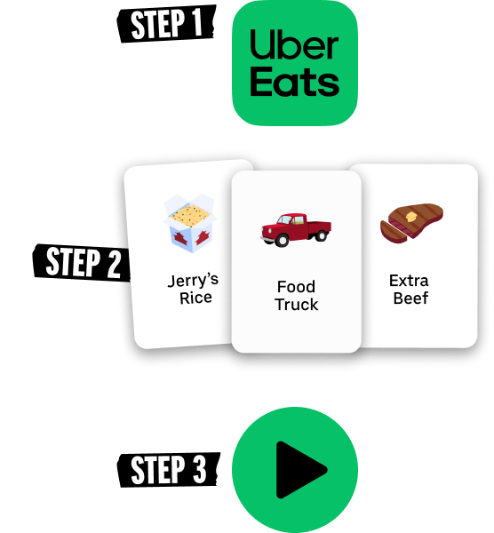 Uber Eats: Choose scenes with just a tap. Reveal a star-studded lineup of cameos, including the Indianapolis Colts' very own Sauce Gardner. Create over 1,000 different versions.  Unlock even more gameday deals while supplies last. Tap to learn more.