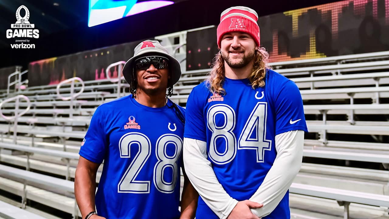 Colts running back Jonathan Taylor, tight end Tyler Warren attend 2026 Pro Bowl Games. Tap to read more.