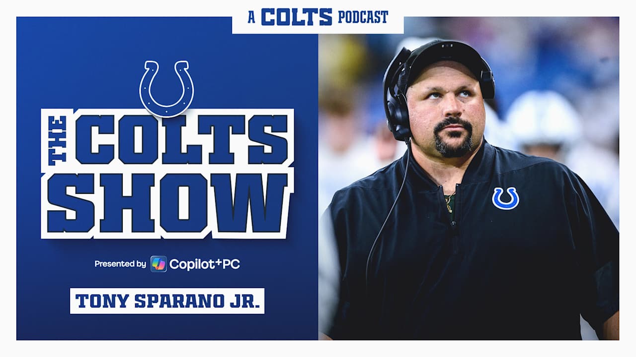 The Colts Show: Colts offensive line coach Tony Sparano Jr. on O-line play, coaching philosophy & player development. Tap to listen now.