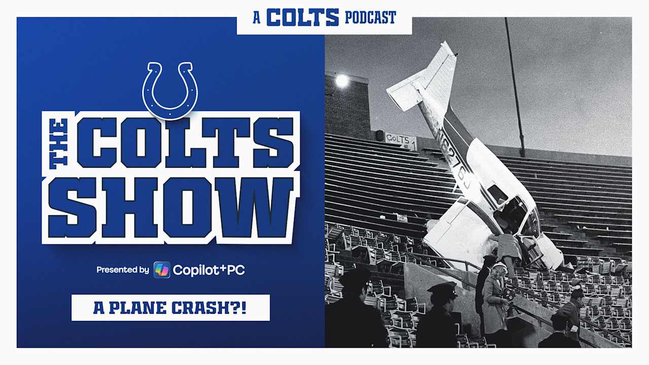 The Colts Show: The time a PLANE CRASHED into the Colts' stadium after a playoff game. Tap to watch now.
