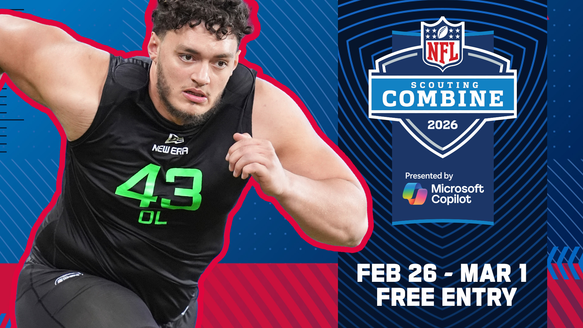 The NFL Scouting Combine is February 26 through March 1 at Lucas Oil Stadium. Tap to learn more!