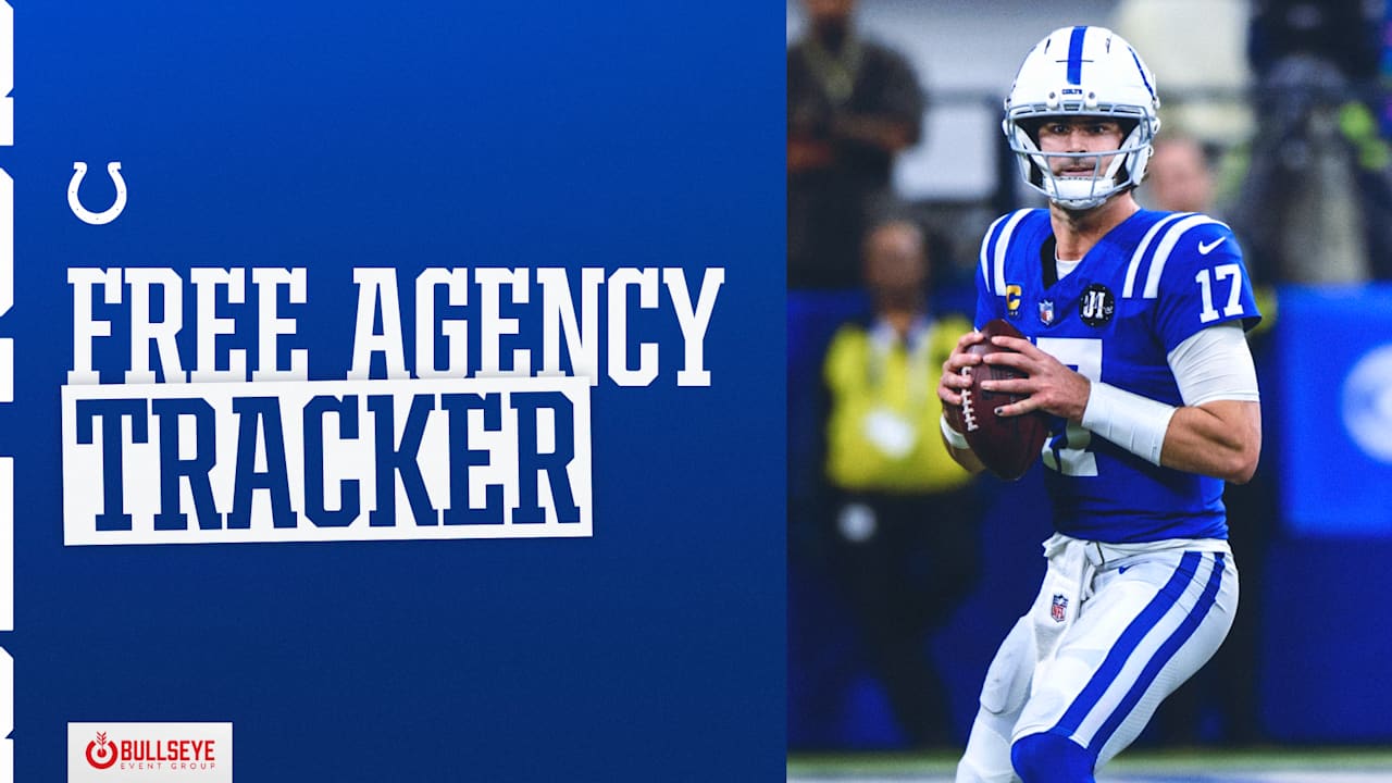 Colts 2026 NFL free agency tracker. Tap for the latest signings. 
