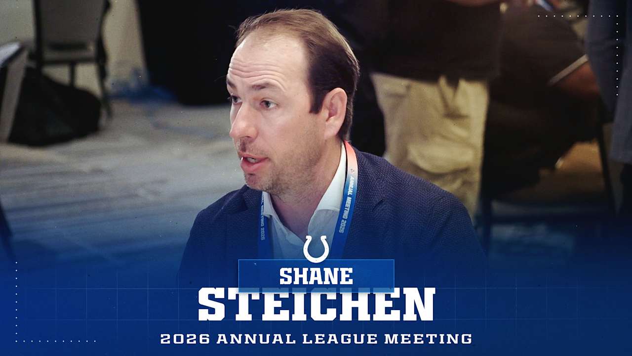 Shane Steichen: 2026 NFL Annual League Meeting interview. Tap to watch now.